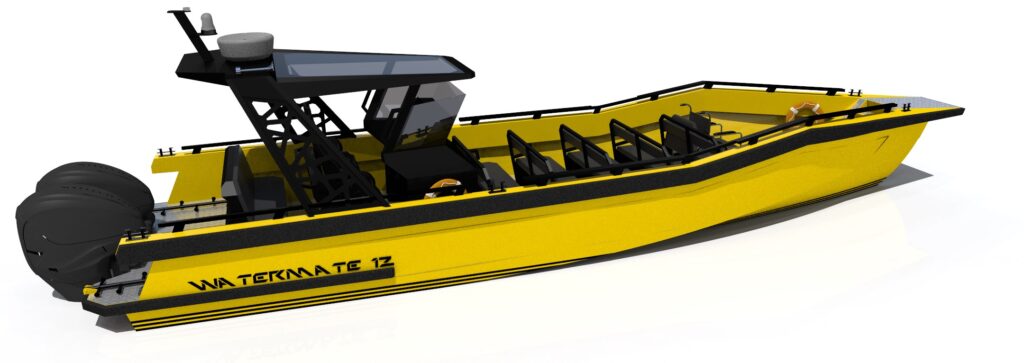 Aluminium passenger boat watertaxi