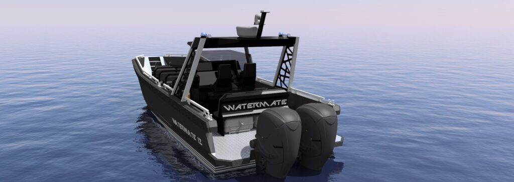 Aluminium passenger boat watertaxi